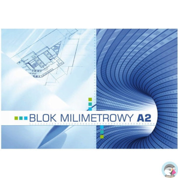 Blok milimetrowy A2 20k KRESKA