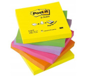 Bloczek samoprzylepny 76x76mm 100k neonowe (6szt) POST-IT Z-Notes R330-NR UU009543198 3M