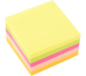 Bloczek samoprzylepny 75x75mm 400k neonowy D.RECT (009328)