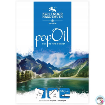 Blok malarski A4 250g. 10 arkuszy POPOIL BLO-OIA4PO KOH-I-NOOR