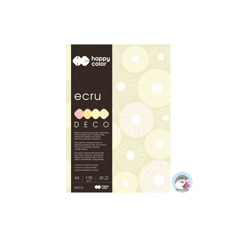 Blok A5 20k 4 kolory DECO ECRU HA 3717 1520-092 HAPPY COLOR
