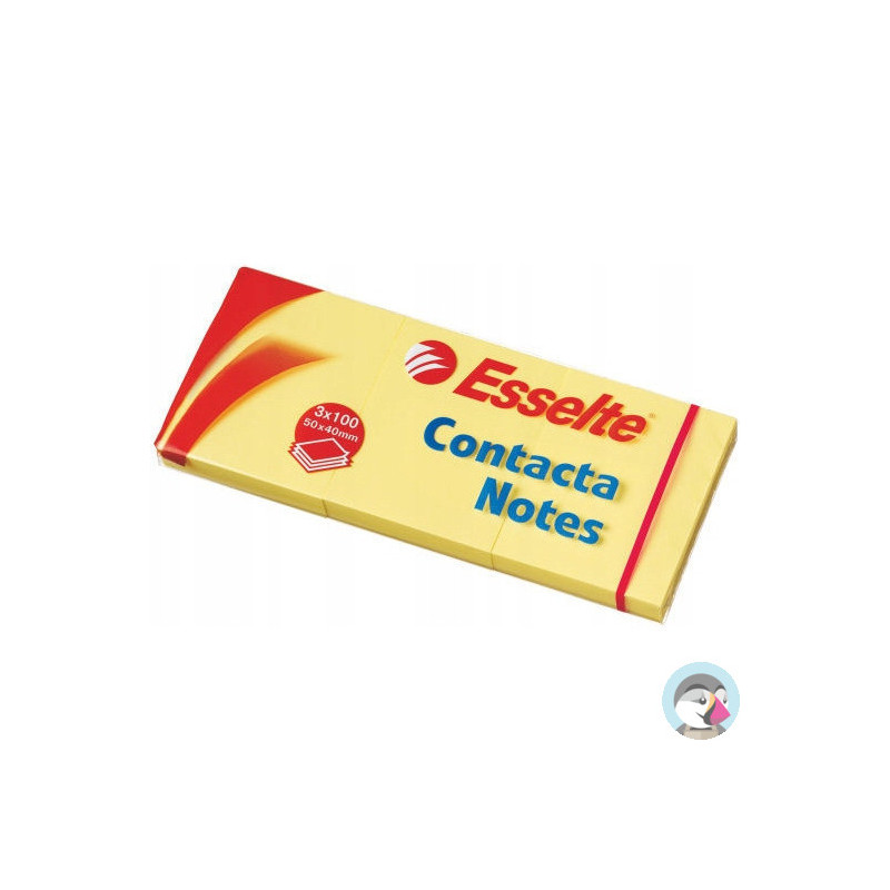 Bloczek samoprzylepny 40x50mm 100k żółty (3szt) ESSELTE 83012
