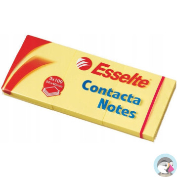 Bloczek samoprzylepny 40x50mm 100k żółty (3szt) ESSELTE 83012
