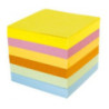 Bloczek do notatek nieklejony kolorowy 85x85x35mm NATUNA