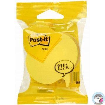 Bloczek samoprzylepny 225k CHMURKA KOMIKSOWA mix kolorów POST-IT 2007SP FT510076654 3M