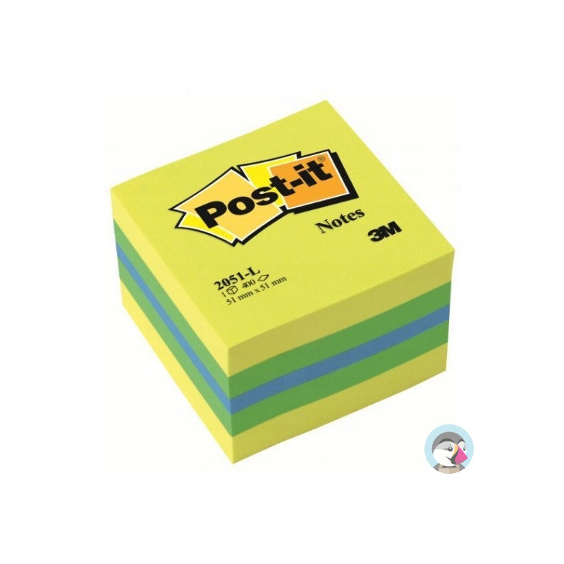Bloczek samoprzylepny 51x51mm 400k cytrynowy POST-IT 009543115 3M