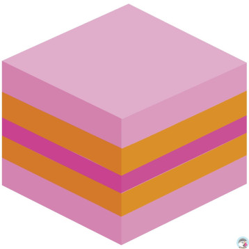 Bloczek samoprzylepny 51x51mm 400k różowy POST-IT 2051P FT510091737 3M