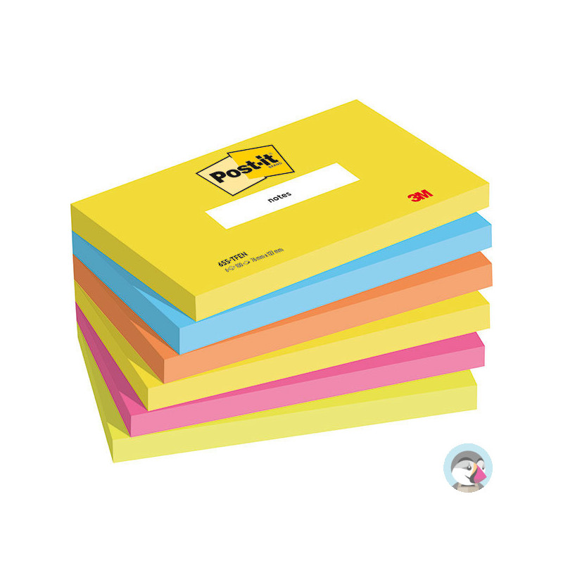 Bloczek samoprzylepny 127x76mm 100k (6szt) paleta energetyczna POST-IT 655-TFEN FT510283557 3M