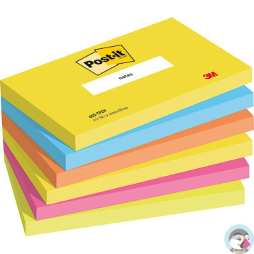 Bloczek samoprzylepny 127x76mm 100k (6szt) paleta energetyczna POST-IT 655-TFEN FT510283557 3M