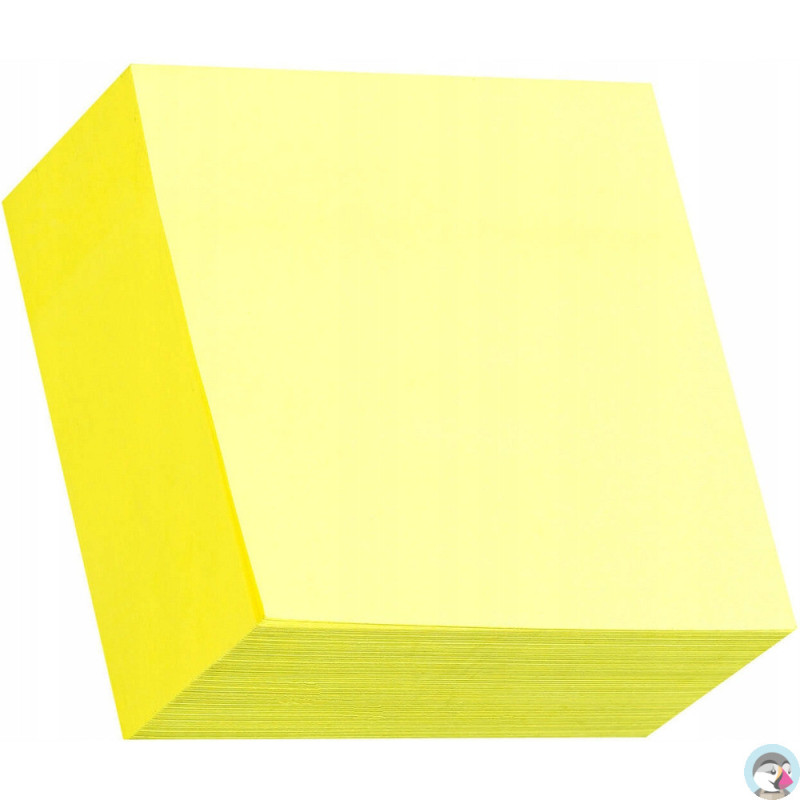 Bloczek STICKN 76x76mm 400k żółty neonowy 21010