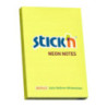 Bloczek STICK`N 76x51mm 100k żółty neon 21132