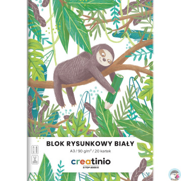 Blok rysunkowy A3 20k biały CREATINIO 400176664 TOP 2000