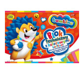 Blok techniczny A4 kolorowy 160g. 10 kartek BAMBINO