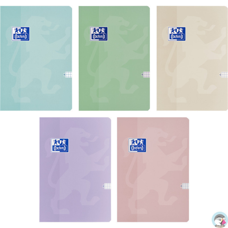 Brulion A5 60k kratka margines miękka oprawa TOUCH PASTEL 400175355 OXFORD