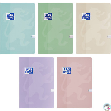Brulion A5 60k kratka margines miękka oprawa TOUCH PASTEL 400175355 OXFORD