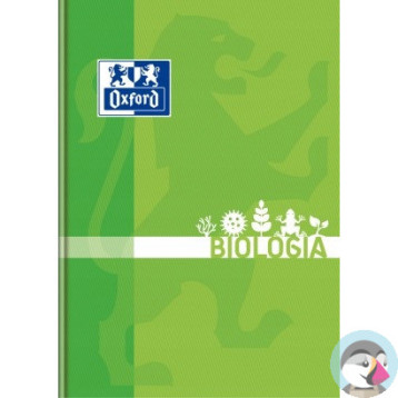 Zeszyt szkolny A5 przedmiotowy 80 kartek w kratkę BIOLOGIA 400128286 OXFORD
