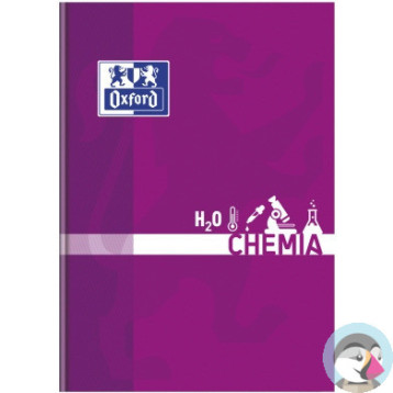 Zeszyt szkolny A5 przedmiotowy 80 kartek w kratkę CHEMIA 400128285 OXFORD