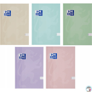 Zeszyt szkolny A5 Brulion 96 kartek w kratkę pastelowy TOUCH PASTEL 400175292 OXFORD