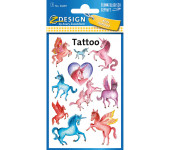 Naklejki tatuaże dla dzieci PEGAZY 56669 Z-DESIGN KIDS TATTOO AVERY ZWECKFORM