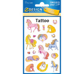 Naklejki tatuaże dla dzieci KONIKI 56681 Z-DESIGN KIDS TATTOO AVERY ZWECKFORM
