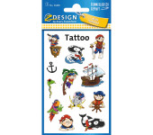 Naklejki tatuaże dla dzieci PIRACI 56683 Z-DESIGN KIDS TATTOO AVERY ZWECKFORM