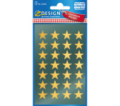 Naklejki Z-Design - złote gwiazdy 52800 AVERY ZWECKFORM