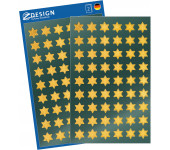Naklejki Z-Design - złote gwiazdy 52802 AVERY ZWECKFORM