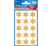 Naklejki Z-Design błyszczące - gwiazdki 4112 AVERY ZWECKFORM