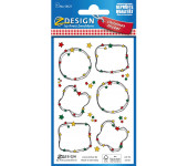 Naklejki papierowe z tłoczeniami - ramki do ręcznego opisania Z-Design 54127 AVERY ZWECKFORM