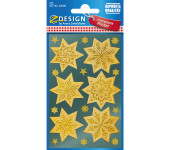 Naklejki Z-Design - złote gwiazdy 52808 AVERY ZWECKFORM
