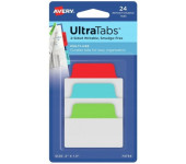 Zakładki indeksujące samoprzylepne 50,8x38,1mm przezroczyste z kolorową zakładką Ultra Tabs 74754 AVERY ZWECKFORM