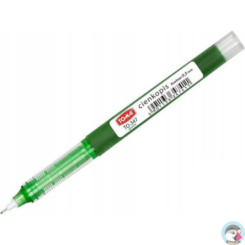 Cienkopis kapilarny 0,5mm zielony TO-347 TOMA