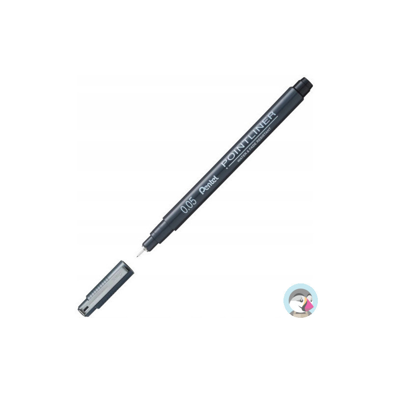 Cienkopis POINTLINER 0.05mm czarny S20P-05A PENTEL