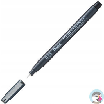 Cienkopis POINTLINER 0.05mm czarny S20P-05A PENTEL