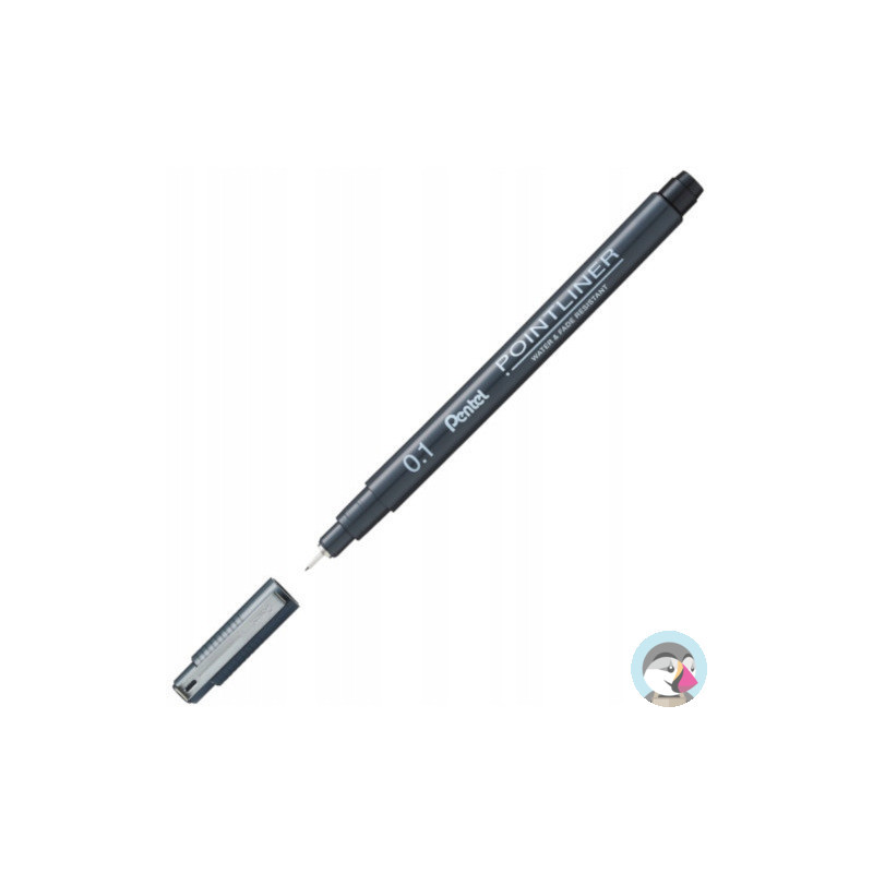 Cienkopis POINTLINER 0,1mm czarny S20P-1A PENTEL