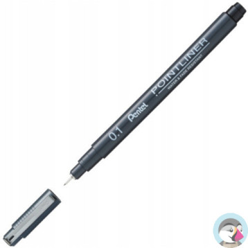 Cienkopis POINTLINER 0,1mm czarny S20P-1A PENTEL