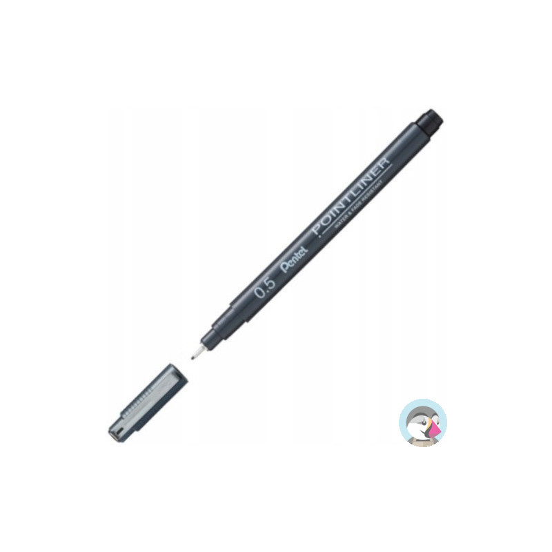 Cienkopis POINTLINER 0,5mm czarny S20P-5A PENTEL