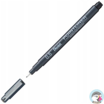 Cienkopis POINTLINER 0,5mm czarny S20P-5A PENTEL