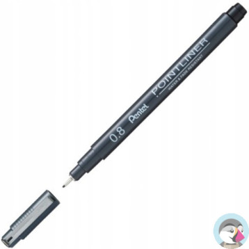 Cienkopis POINTLINER 0,8mm carny S20P-8A PENTEL