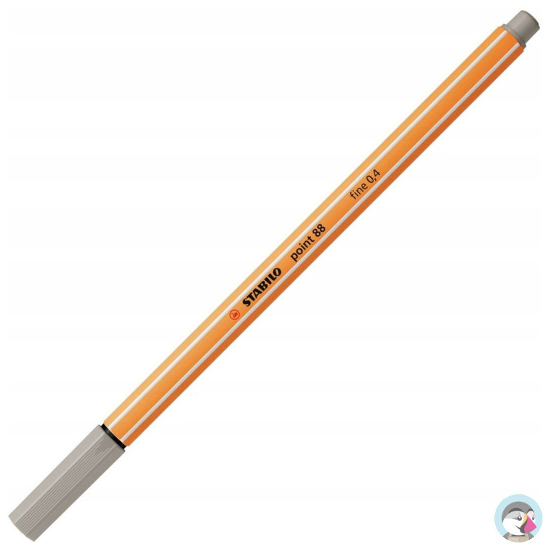 Cienkopis STABILO point 88/93 0.4mm szary ciepły