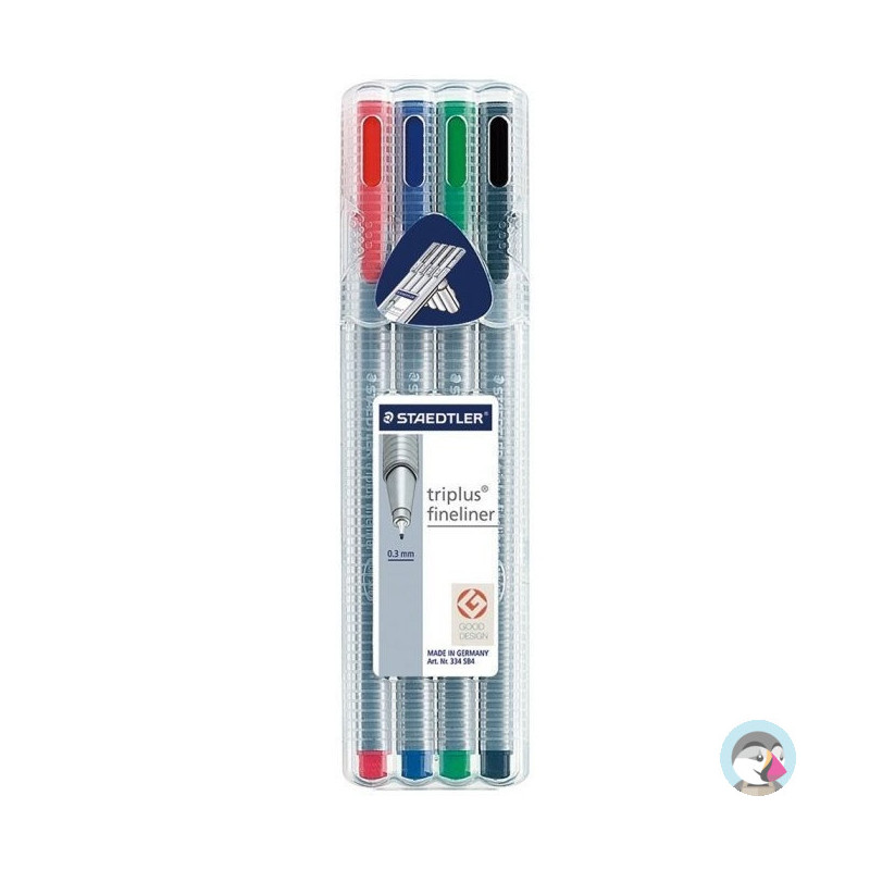 Cienkopis TRIPLUS FIN 4szt 0.3 STAEDTLER 334 -SB4