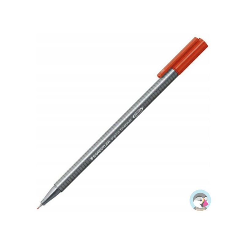 Cienkopis TRIPLUS FIN. czerwony STAEDTLER 0.3 334-2