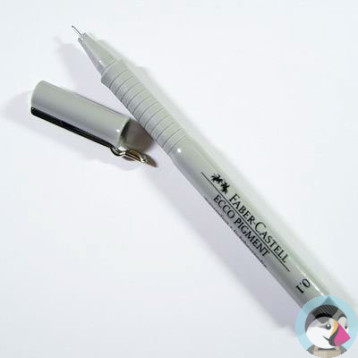 Cienkopis ECCO PIGMENT 0.8mm czarny 166899 FC FABER-CASTELL
