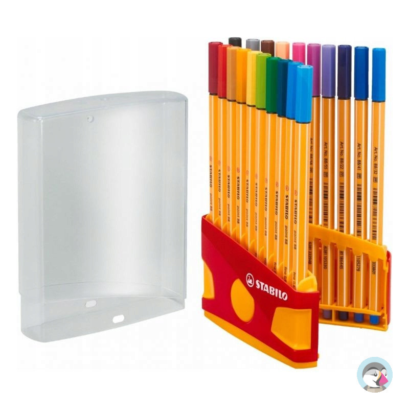 Cienkopis STABILO point 88 komplet 20szt COLOR PARADE 8820-03