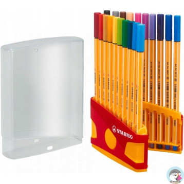 Cienkopis STABILO point 88 komplet 20szt COLOR PARADE 8820-03