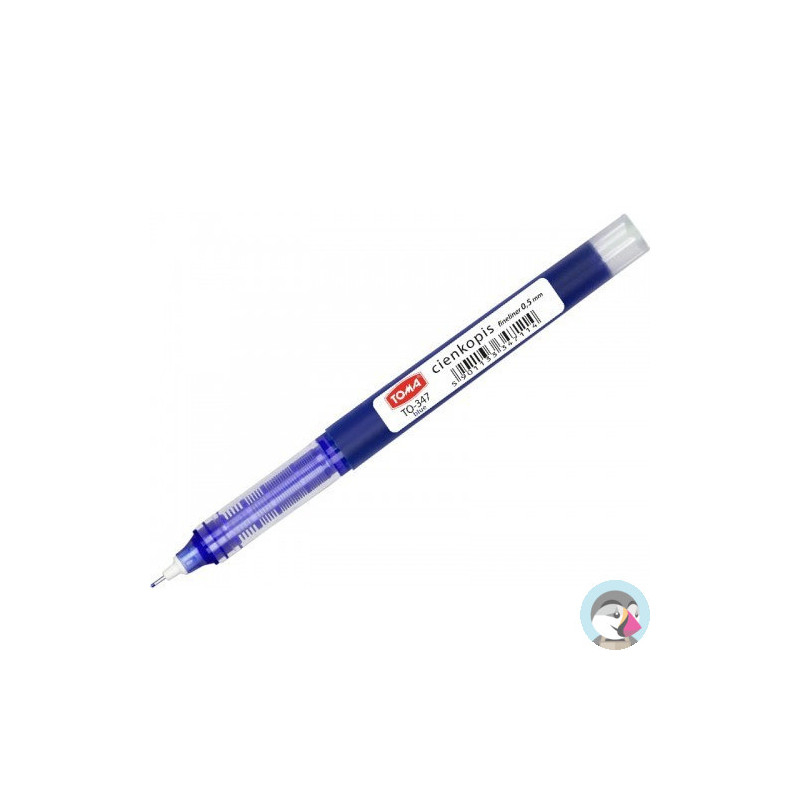 Cienkopis kapilarny 0,5mm niebieski TO-347 TOMA