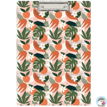 Deska z klipem A4 z nadrukiem TROPICAL KHN-01-43 BIURFOL