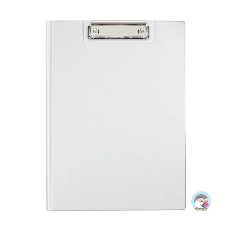 Teczka z klipem zamykana Clipboard A4 biała KL-04/KH-04-10 BIURFOL