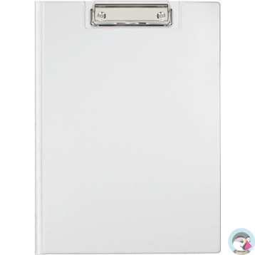 Teczka z klipem zamykana Clipboard A4 biała KL-04/KH-04-10 BIURFOL