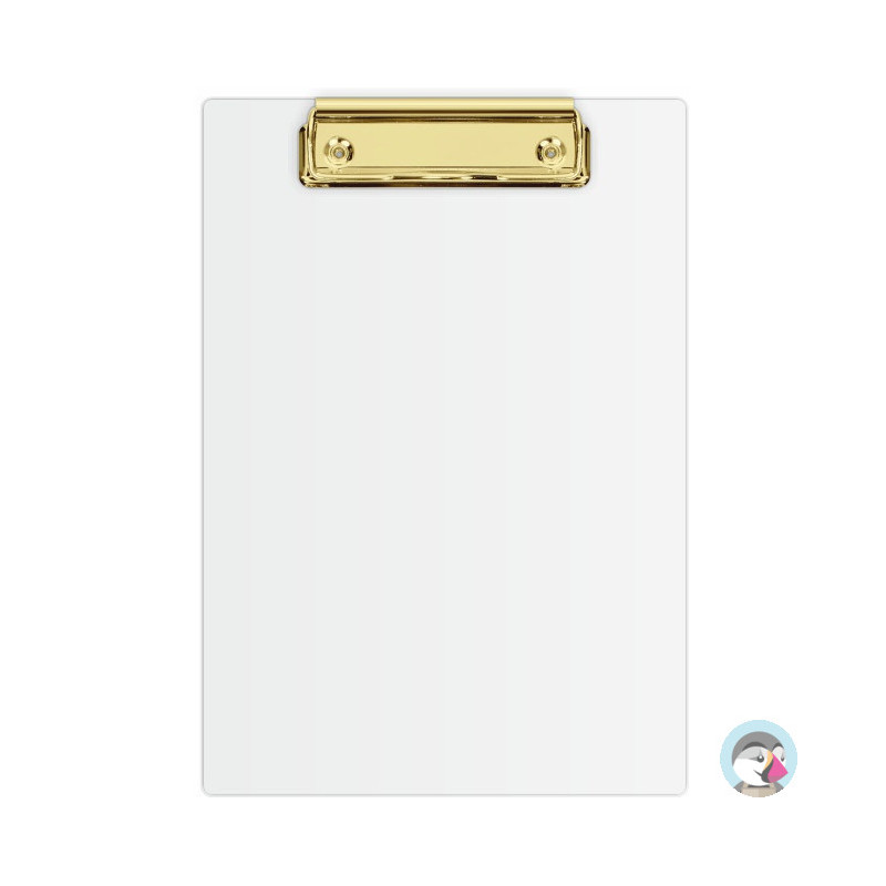 Deska z klipem Clipboard A5 biała (złoty mechanizm) KHG-00-10 BIURFOL